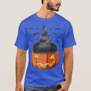 Halloween Costume Spooky Kürbislaterne Hexenhut T-Shirt