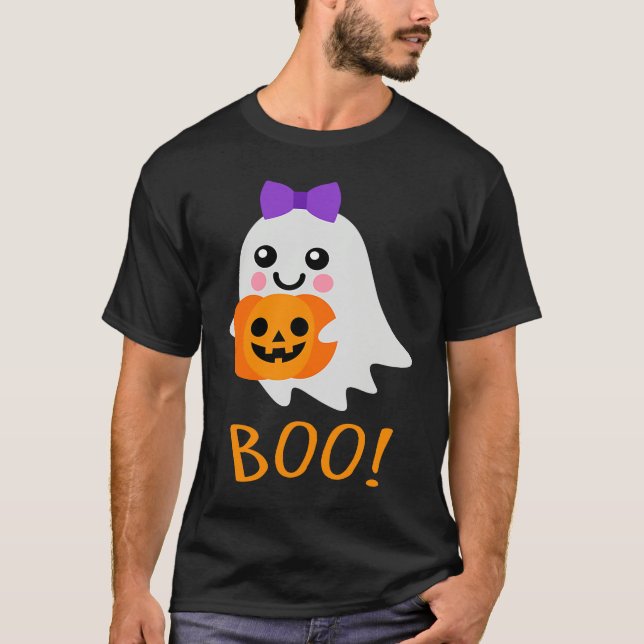 Halloween Costume  Sweet Ghost Jack o Lantern T-Shirt (Vorderseite)