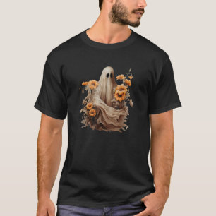 Halloween Costume Vintager Blumenghost Pumpkin Spa T-Shirt