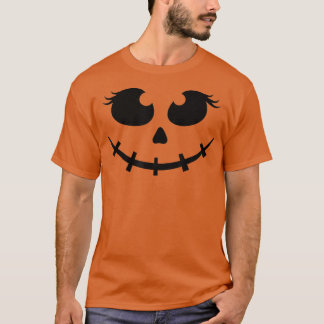 Halloween Costume Women Girls Kürbislaterne Pumpk T-Shirt
