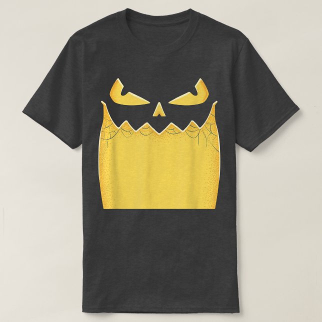Halloween Costumes Pumpkin Face T-Shirt (Design vorne)