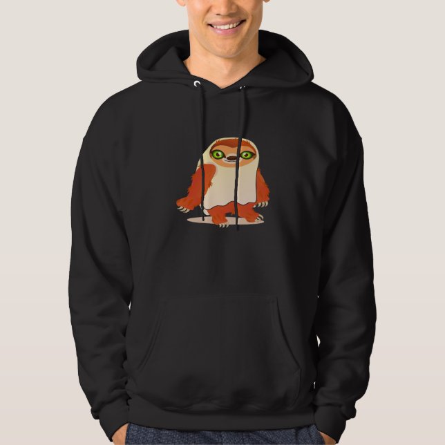 Halloween costumes sloth Oversized T-Shirt Hoodie (Vorderseite)