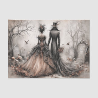 Halloween Couple Tissue Paper Seidenpapier