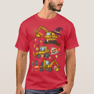 Halloween Crane Truck Bauknecht T-Shirt