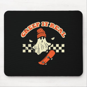 Halloween Creep It Real Ghost Skater Kostüme Männe Mousepad
