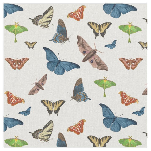halloween creepy moth print stoff (Nahaufnahme)
