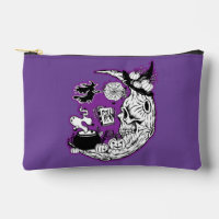 Halloween Crescent Moon Witwe Skull