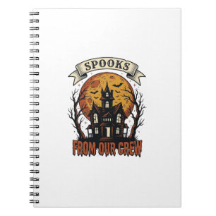 Halloween-Crew-Shirt Vintage-Design eines verlasse Notizblock