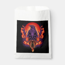 Halloween Crow and Moon Geschenktütchen