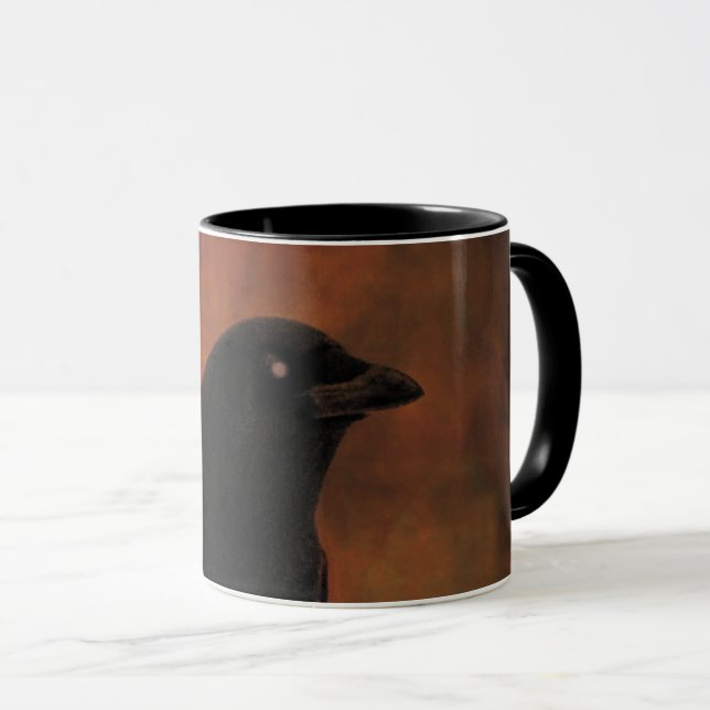 Halloween Crow Colors Tasse (VorderseiteRechts)