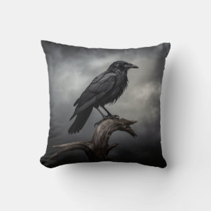Halloween Crow Kissen