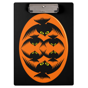 Halloween Crows Clipboard Klemmbrett