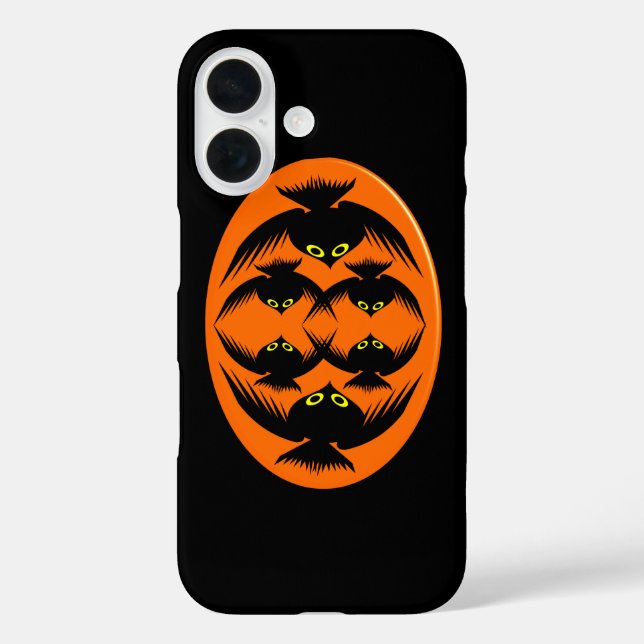 Halloween Crows iPhone Case (Rückseite)