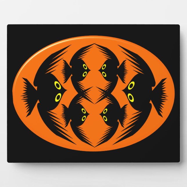 Halloween Crows Plaque Fotoplatte (Vorderseite)