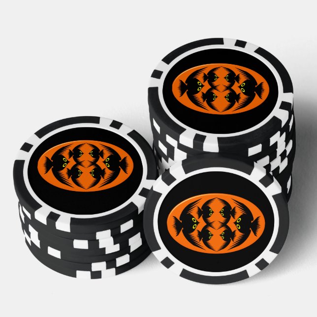 Halloween Crows Pokerchips (Stapel)