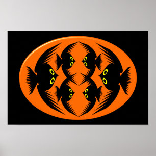 Halloween Crows Poster