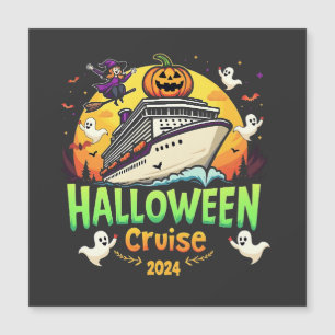 Halloween Cruise 2024 Weloky Cruising Familienreis Magnetkarte
