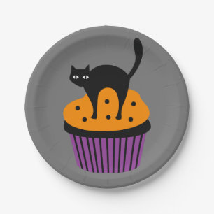 Halloween Cupcake Pappteller