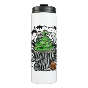 Halloween Cupcake Thermosbecher