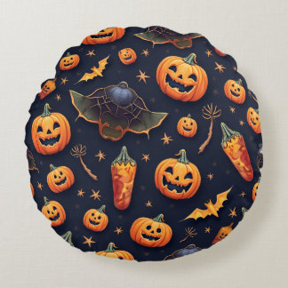 Halloween Cushions & Poufs Rundes Kissen