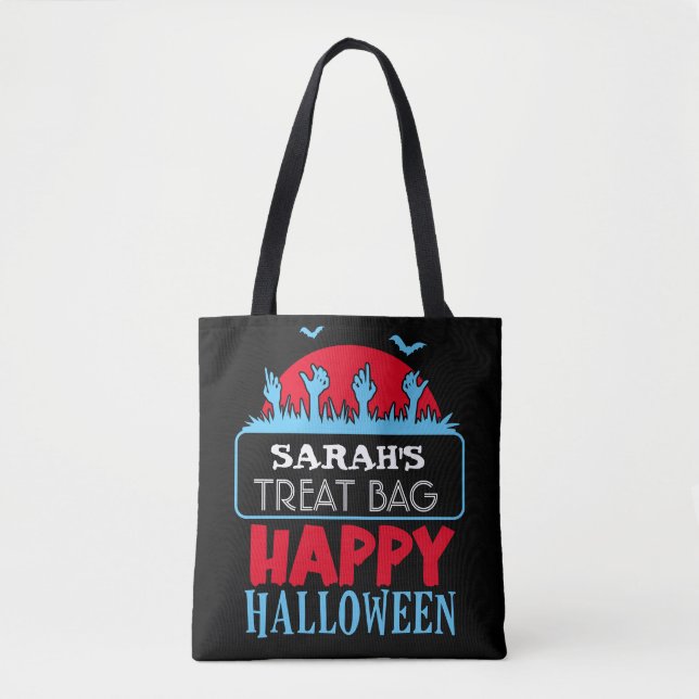 Halloween Custom Candy & Leckerei Tote Bag (Vorderseite)
