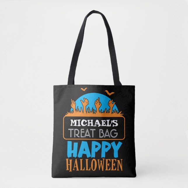Halloween Custom Candy & Leckerei Tote Bag (Vorderseite)