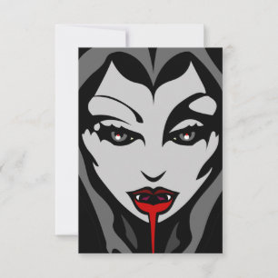 Halloween Custom Halloween Vampire Card Einladung