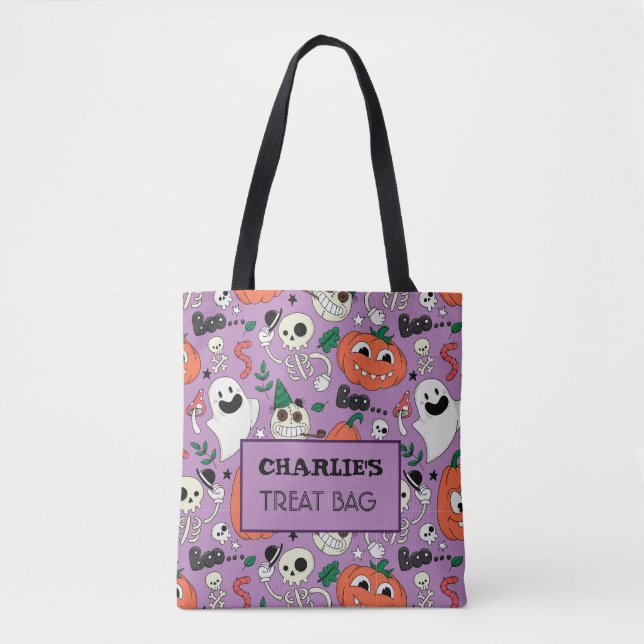 Halloween Custom Leckerei & Candy Tote Bag (Vorderseite)