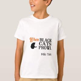 Halloween Custom Whimsical Funny Cat T-Shirt