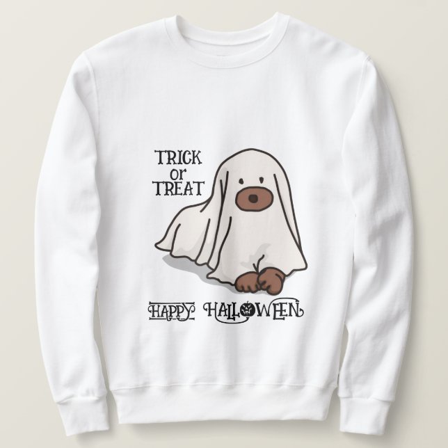 Halloween Custom Whimsical Funny Dog Sweatshirt (Design vorne)