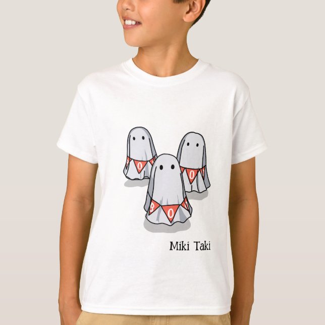 Halloween Custom Whimsical Funny Ghosts T-Shirt (Vorderseite)