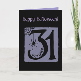 Halloween Custom Whimsical Funny Modern Lila Karte