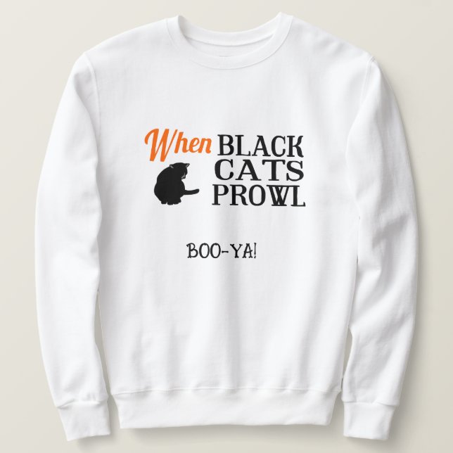 Halloween Custom Whimsical Funny modern Sweatshirt (Design vorne)