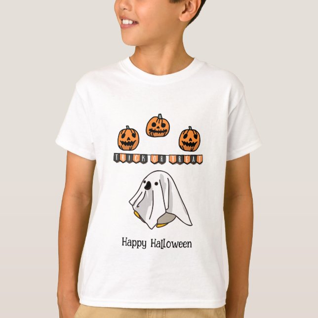 Halloween Custom Whimsical Funny modern T-Shirt (Vorderseite)
