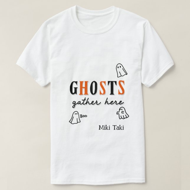 Halloween Custom Whimsical Funny modern T-Shirt (Design vorne)