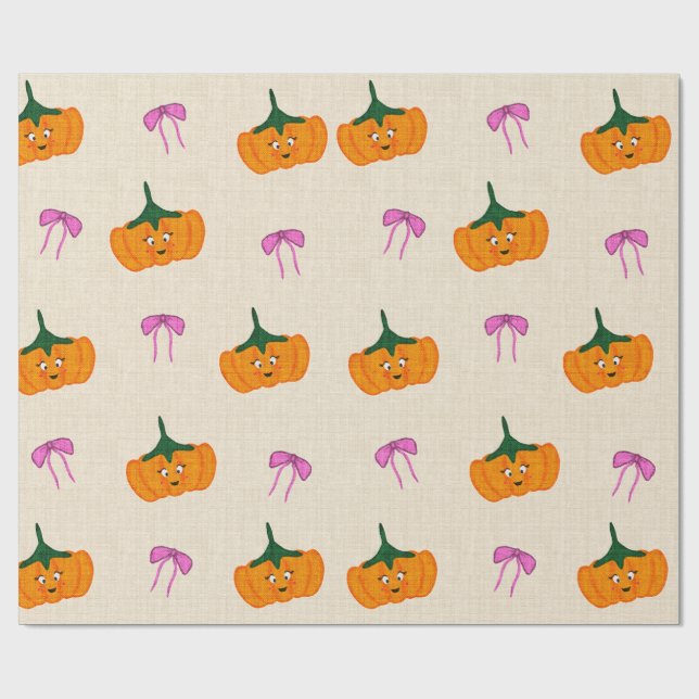 Halloween cute design,  geschenkpapier (Flach)