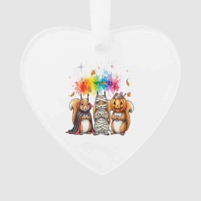 Halloween Cute Squirrels Costume Ornament (Vorderseite)
