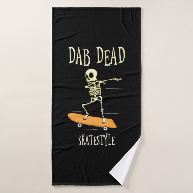 Halloween Dabbing Skatestyle Badehandtuch (Badehandtuch)