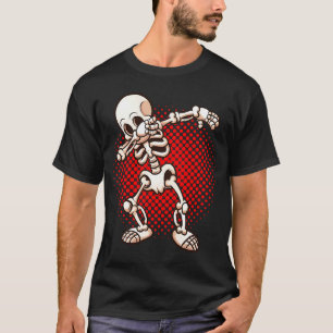 Halloween Dabbing Skeleton Dab Untot Easy Costume T-Shirt