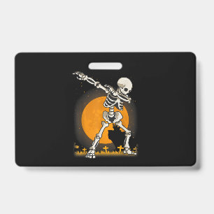 Halloween Dabbing Skelettkostüm Ausweis