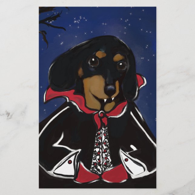 Halloween-Dackel (Vorderseite)