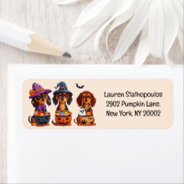 Halloween Dackel Hunde Pumpkin Candy Bucket