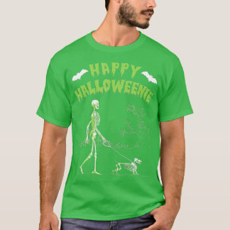 Halloween-Dackel-Shirt - Happy Halloweenie T-Shirt