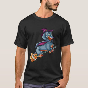 Halloween Dackel Witze Funny Costume Beängstigend T-Shirt