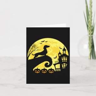 Halloween Dackel Würstchen Dackel Moonshine Sausag Karte