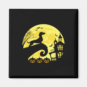 Halloween Dackel Würstchen Dackel Moonshine Sausag Magnet