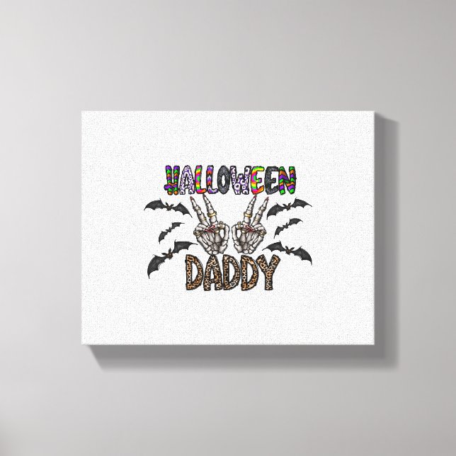 Halloween Daddy Leinwanddruck (Vorderseite)