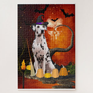 Halloween Dalmatiner Dog Puzzle