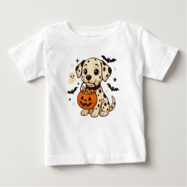 Halloween Dalmatiner Dog Trick oder Tree Baby T-shirt