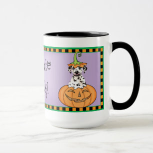 Halloween-Dalmatiner Tasse